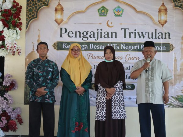 Menutup Masa Bakti dengan Penuh Makna, MTsN 8 Sleman Antar Dua Guru Menuju Purna Tugas