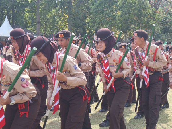 Zulfa Aulia Nabila Nareswari Tampil Bersama Perwakilan Jambore Nasional XII Kwarcab Sleman