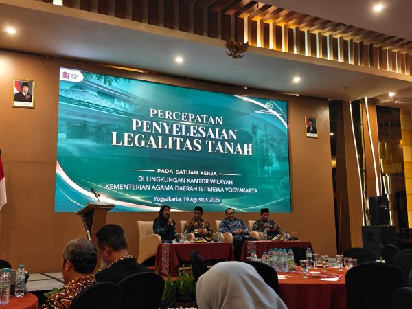 Kepala Tata Usaha MTsN 8 Sleman Hadiri Koordinasi Percepatan Legalitas Tanah