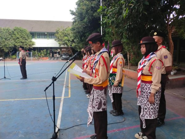 MTsN 8 Sleman Gelar Dianpinru dan Pengukuhan Dewan Penggalang